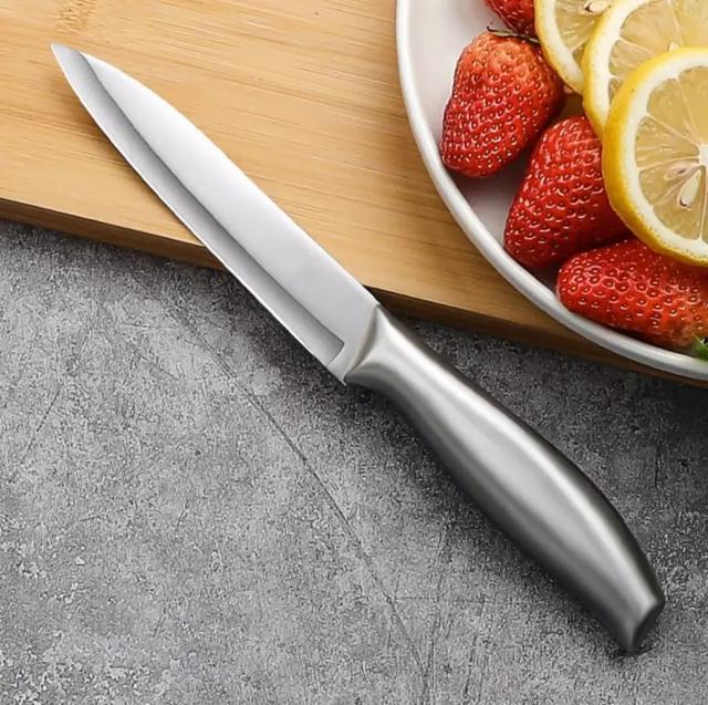 Faca de Chef Multifuncional Aço Inox 3Cr Lâmina Afiada Essencial para Cozinha Doméstica