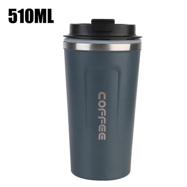 Caneca Térmica de Aço Inoxidável 380/510ml - Conserva Bebidas Quentes por 10h