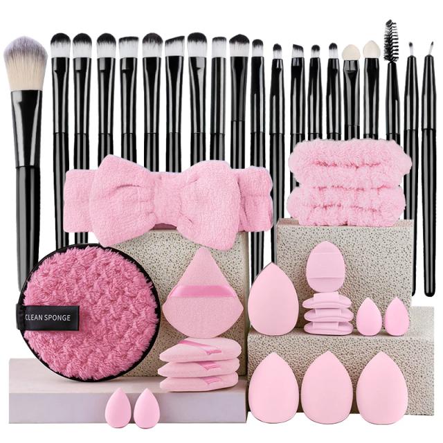 Conjunto de Pincéis de Maquiagem 20 Peças Kit de Pincéis Macios para Sombra Base Pó Iluminador Ferramenta de Beleza