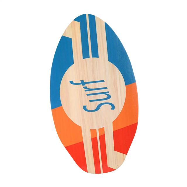 Skimboard Infantil de Madeira Brilhante Leve 76cm