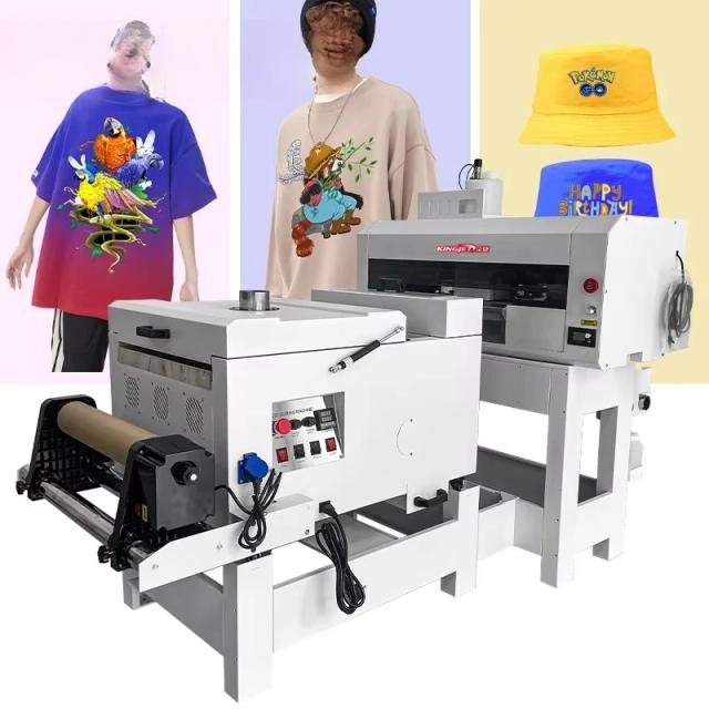 Jinjie Roller Impressora DTF XP600 L1800 i3200 para Camisetas e Roupas A3