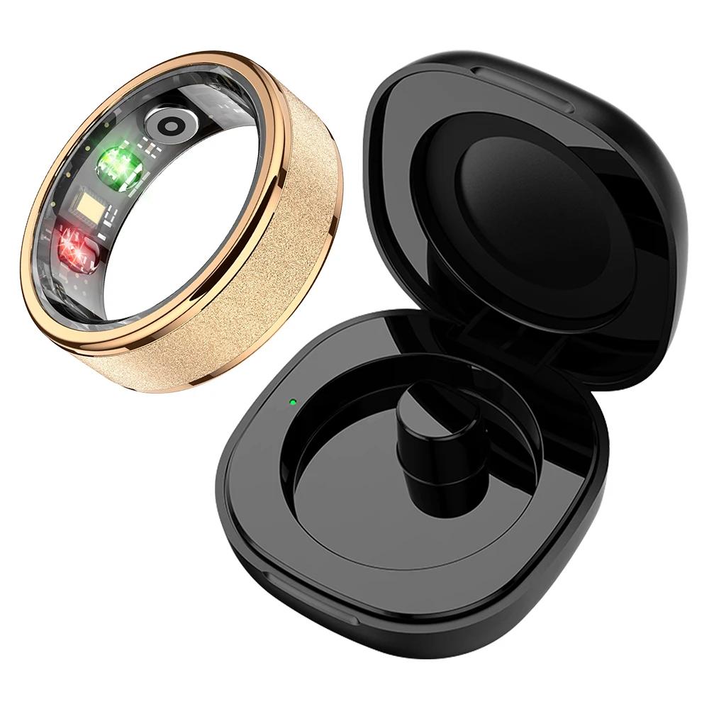 Anel inteligente COLMI R10 com estojo de carregamento para homens e mulheres, monitor de saúde e sono, 5ATM à prova d'água, modo multiesporte - Image 1