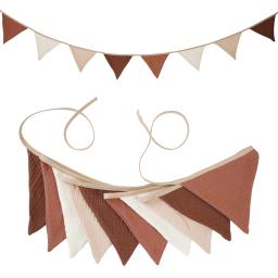 2.6m berçário tecido bunting 10 triângulo flâmula bandeiras festa decoração banner casa chá de bebê carnaval guirlanda - Image 5