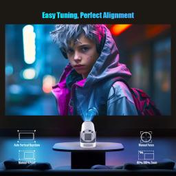 Magcubic 8K HY300 Pro + Projetor Construído em 5W Alto-falante 1280*720P Android 14 8000 Lumens Wifi6 BT5.4 Projetor Portátil ao ar livre - Image 2
