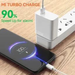 Xiaomi original usb tipo c cabo 120w 67w turbo carregador rápido mi 15 14 13 12t pro 12 11 ultra poco x6 x7 redmi note tubarão preto 5 - Image 4