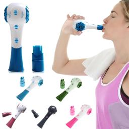 Treinador de respiração resistência ajustável portátil ferramenta de treinamento de expansão pulmonar aumentar a capacidade pulmonar correndo exercitador abdominal - Image 1