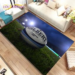 Rugby campo de futebol americano área tapete, tapete para sala de estar quarto sofá capacho decoração, crianças jogar tapete antiderrapante - Image 2