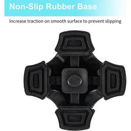 Self Standing Rubber Walking Cane Tip, Suporte para caminhar, Acessórios cana - Image 3