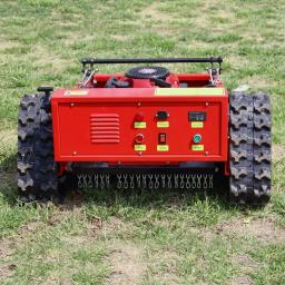 Cortador de relva robótico, motor a diesel, máquina para cortar relva, uso agrícola, esteiras de borracha, controlo remoto. - Image 5