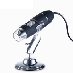 Ajustável 1600x 2mp 1080p 8 led microscópio digital tipo-c/micro usb lupa eletrônico estéreo usb endoscópio para telefone pc - Image 6