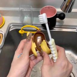 Tampa protetora de escova de dentes banana com caixa de armazenamento de pasta de dente - compacta e conveniente - capa essencial para escova de dentes para viagens - Image 4