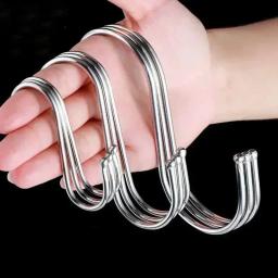 Ganchos de Aço Inoxidável Premium, Ganchos Multifuncionais para Roupas, Bolsas, Toalhas, Casas, Cozinhas e Banheiros 5pcs/10pcs - Image 2