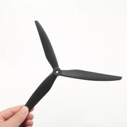 2 pares de adereços de hélice de nylon carbono 8040 9045 1050 7040 3 lâminas cw ccw 7 polegadas/8 polegadas/9 polegadas/10 polegadas para drone rc multirotor fpv - Image 2
