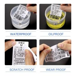 Papel Adesivo Térmico Niimbot B21/B1/B31/B203 para Etiquetas de Roupas, Preços de Produtos e Alimentos, Autoadesivo de 20-50mm - Image 4
