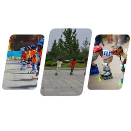 Cones de Treinamento PP com Furos, Conjunto de Cones Marcadores de Alta Visibilidade para Patinação, Treinamento Esportivo em Pista de Obstáculos - Image 3