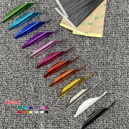 50 pçs pena espiral de tiro com arco 1.8 polegada palhetas giratórias com fita penas de seta varas rotativas asa direita/esquerda diy acessórios de seta - Image 2
