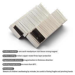 Ímã de neodímio super forte 20x10x2mm n35 ndfeb bloco imanes magnético permanente ímãs poderosos ímã de geladeira - Image 3