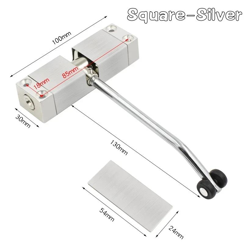 Fechadura de porta de tensão ajustável de 30kg, mola de segurança automática, resistente, fácil de converter portas articuladas para fechamento automático - Image 1
