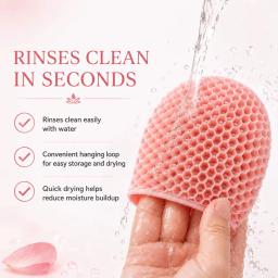 Luva Esfoliante para Banho, Esponja Corporal em Formato de Colmeia, Luva de Limpeza Profunda para Chuveiro, Esponja Macia para Massagem e Remoção de Pele Morta - Image 2