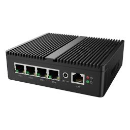 Firewall pfSense sem ventoinha, Soft Router J6412 N5105 N100 4x i226-V 2.5G LAN NVMe Barebone Mini PC HDMI2.0 DP AES-NI OPNsense Win11 - Image 2