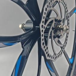 24/26/27.5-Polegada bicicleta liga de alumínio magnésio roda pneu largura 175/195/2.125 velocidade variável freio a disco da roda traseira - Image 2