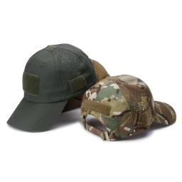 Boné de beisebol camuflado unissex, chapéu de proteção solar respirável para caça, caminhadas, corrida, pesca, acampamento - Image 3
