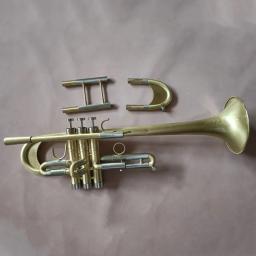 Alta qualidade TR-190GS 85 bb trompete instrumentos musicais de bronze banhado a prata trompete bc com bocal luvas caso - Image 3