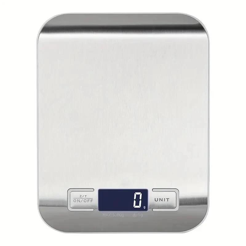 Balanças eletrônicas de alta precisão para confeitaria, ideais para cozinhas domésticas; balanças compactas para alimentos e confeitaria; os alimentos não entram em contato direto. - Image 1