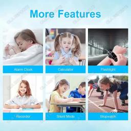Relógio Inteligente Infantil com Cartão SIM, GPS, Câmera HD, Chamada de Vídeo, Monitor de Localização SOS, Smartwatch para Meninos e Meninas, Presente para Estudantes HT30 - Image 6