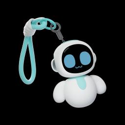 ENERGIZE LAB Eiliko Aquamarine: Seu Pequeno Robô Charmoso com IA que Combina com Cada Roupa do Dia a Dia, Brinquedo Eletrônico Divertido, para Casais - Image 1