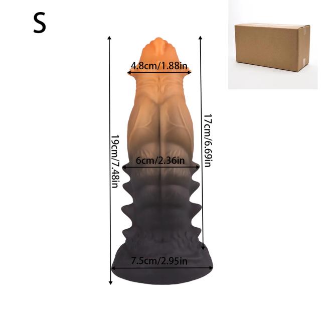 Monstros Anal Plug Ampliador Massageador Próstata Silicone 1 Peça