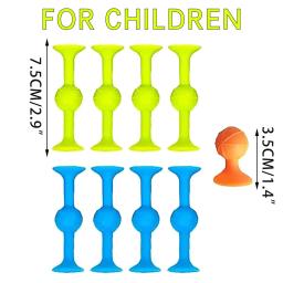7/12 pçs macio pegajoso sucção dardo brinquedo fidget família jogo interativo pop silicone dardo brinquedo de descompressão festa favores para convidados - Image 6