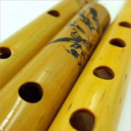Flauta de Bambu, Flauta Vertical, Instrumento Musical Tradicional de Sopro de Madeira Premium - Image 5