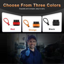 Konnwei carro obd2 ferramenta de diagnóstico de falhas conexão bluetooth maxobd app controle varredura códigos de erro claro carro obd2 ferramenta de verificação - Image 4