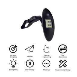 Balança Digital Portátil para Bagagem 40kg/100g de Alta Precisão com Cinta de Fixação e Display LCD - Image 3