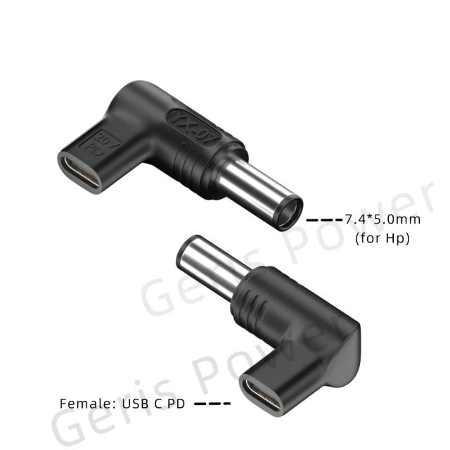 Conversor Universal PD 100W Tipo C para Laptop Adaptador Carregador Rápido