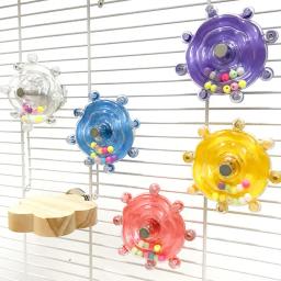 Brinquedo Interativo para Papagaios, Brinquedo para Gaiola de Pássaros, Dispensador Rotativo de Petiscos, para Estimulação Mental e Entretenimento - Image 2