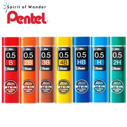1 Tubo/Lote (40 unidades/Tubo) de Minas de Lápis Mecânico Pentel 0.5mm B, 2B, 3B, 4B, H, 2H, HB para Material Escolar e de Escritório - Image 1