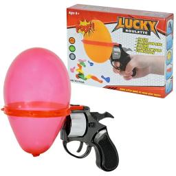 Roleta russa balão novidade engraçado turntable balão conjunto spoof água festa interativa jogos de mesa complicados (cor aleatória) - Image 1