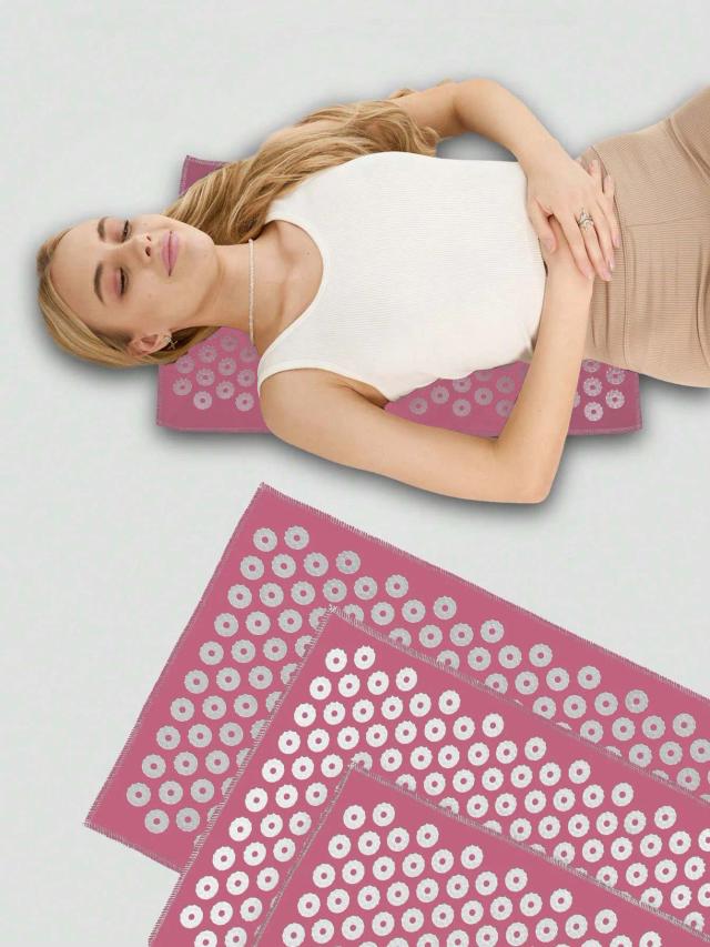 Almofada de Massagem Acupuntura Corporal Completa Leve e Dobrável