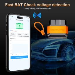 Konnwei carro obd2 ferramenta de diagnóstico de falhas conexão bluetooth maxobd app controle varredura códigos de erro claro carro obd2 ferramenta de verificação - Image 5