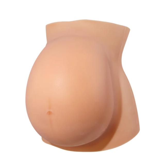 ONEFENG Barriga de Silicone para Gravidez Falsa - Adereço Realista para Performance e Fotos