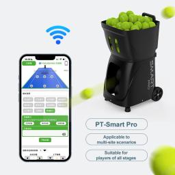 Máquina de lançamento de bolas de padel Pusun PT Smart Pro, equipamento para clubes e treinos, com controlo remoto – grande promoção. - Image 4