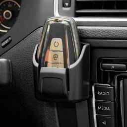 Suporte para Chaves de Carro, Caixa de Armazenamento Interna para Carro, Organizador de Painel com Montagem Adesiva para Cartões e Chaves, Ajuste Universal - Image 1