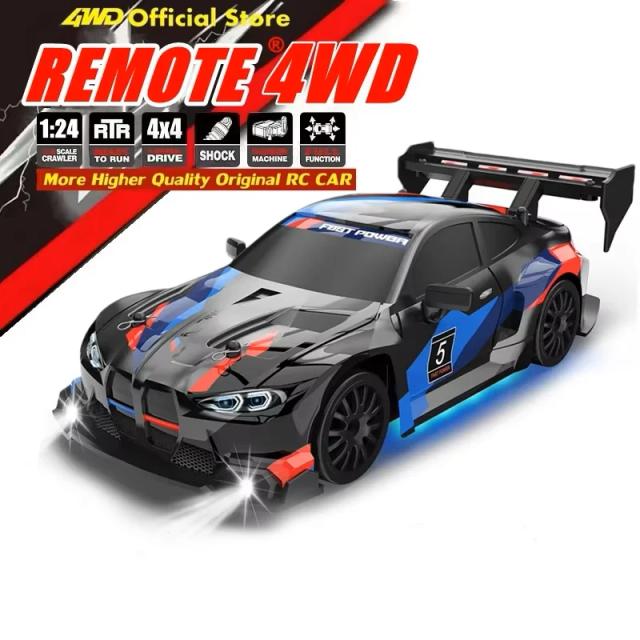 Mini RC Drift Cars 1:24 4WD 2.4GHz Controle Remoto Alta Velocidade 20 Km/H