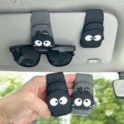 Clipe de óculos de carro rack de armazenamento de viseira de carro multifuncional criativo magnético suporte de óculos de sol caso - Image 1