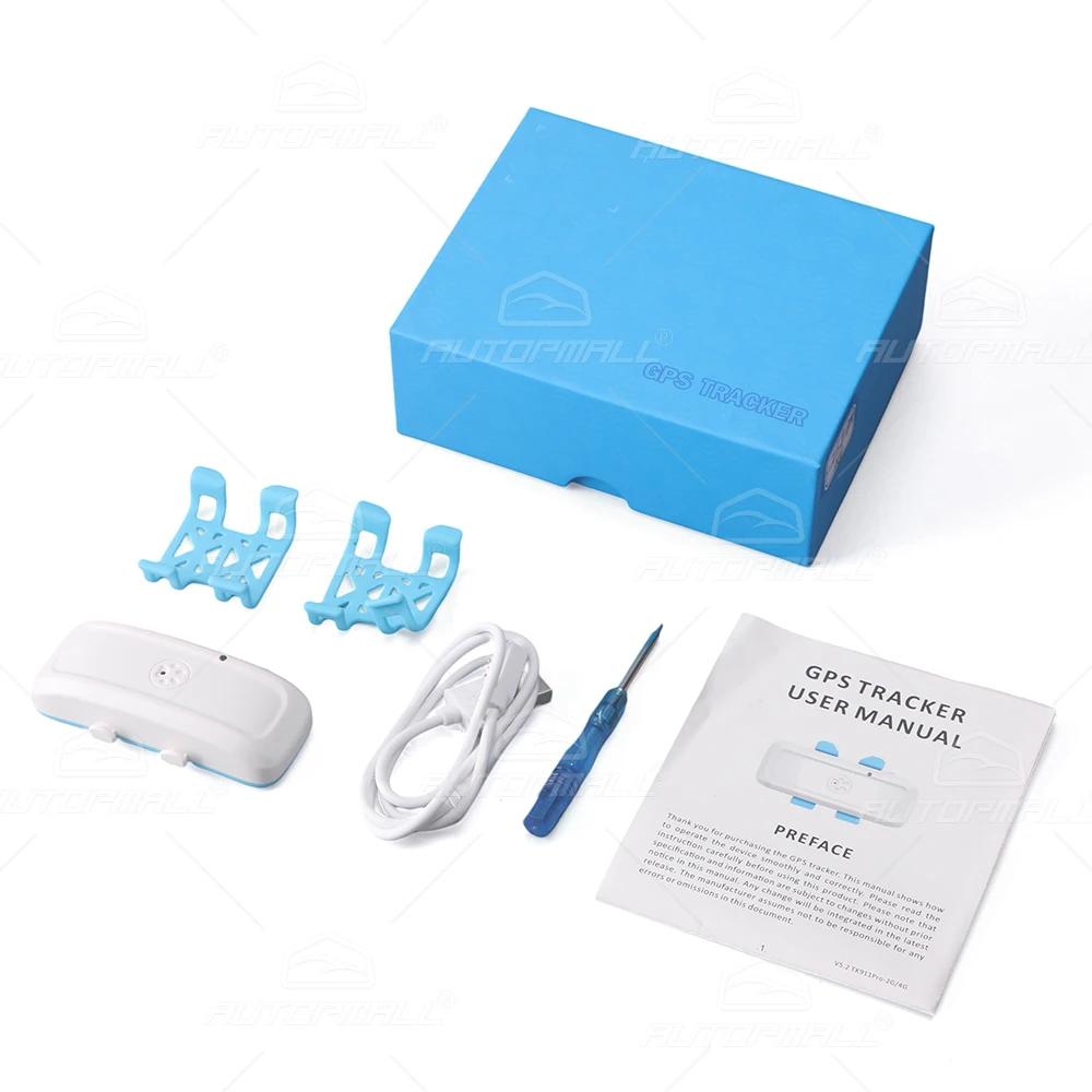 Dispositivo de rastreamento gps para cães, anti perda tk911pro, à prova d'água, 4g, coleira rastreador gps para animais de estimação, posicionamento wi-fi, mini localizador de gatos em tempo real - Image 1