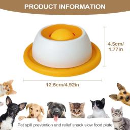 Lamber brinquedos para cães interativos brinquedos para cães alimentador lento dispensador de alimentos para treinamento de cachorros enriquecimento gato caixa de alimentação acessório - Image 4