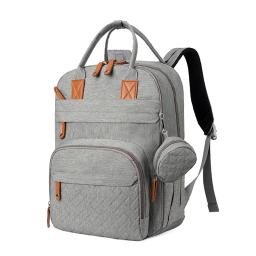 Bolsa de Fraldas Mochila Essenciais para Bebês Bolsa de Viagem Multifuncional à prova d'água com trocador Alças para Carrinho de Bebê Grande para Mamãe - Image 5