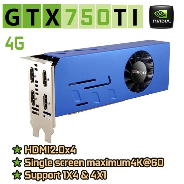 SRhonyra Placa Gráfica Multimonitor GeForce GTX1660S 6GB GDDR5 4HDMI 4K